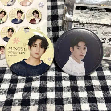 민규 MINGYU 캔뱃지 2종 세트