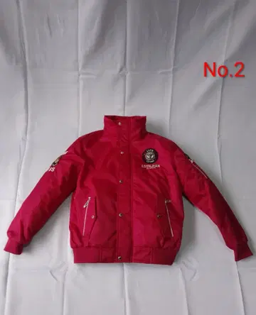 남성용 아우터 자켓 빨간색 점퍼 L 사이즈