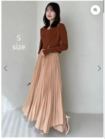 anuans 가디건 앙상블 도킹 원피스