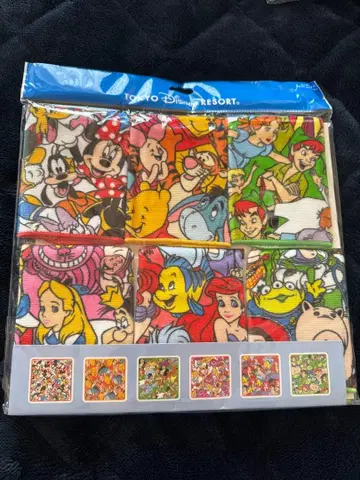 도쿄 디즈니 리조트 미니 타월 6개 세트