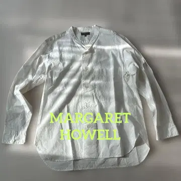 [ 미사용 새상품 ] MARGARET HOWELL 화이트 긴팔 셔츠 S