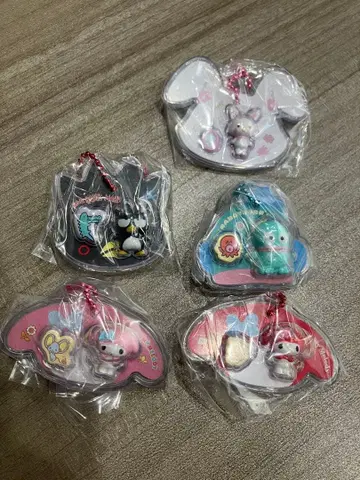 산리오 캐릭터 참 5개 세트