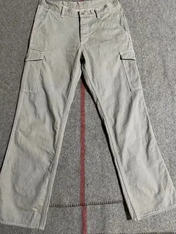 WALK ON BS 카고 팬츠 그레이 데님 W31