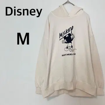 Disney 디즈니 후디 후드티 [ M ] 미키마우스 크림