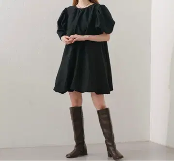 밑단 벌룬 튜닉 7부 기장 원피스 kastane 카스타네