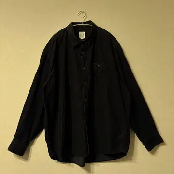 GAP 코듀로이 남성용 셔츠 블랙