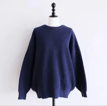 searoomlynn 소프트 하드 니트 풀오버 (네이비)