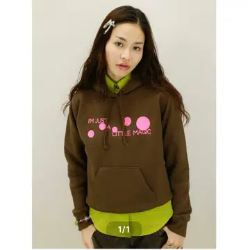 openshut 완판템 MAGIC hoodie / 브라운