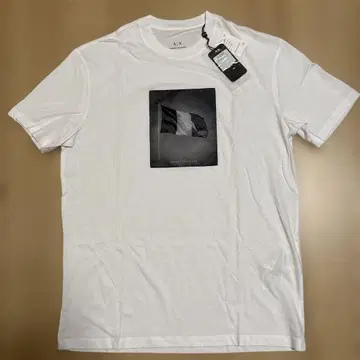Armani Exchange 플래그 프린트 T셔츠 S