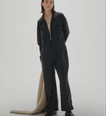 todayful 스트라이프 지퍼 콤비네존 38