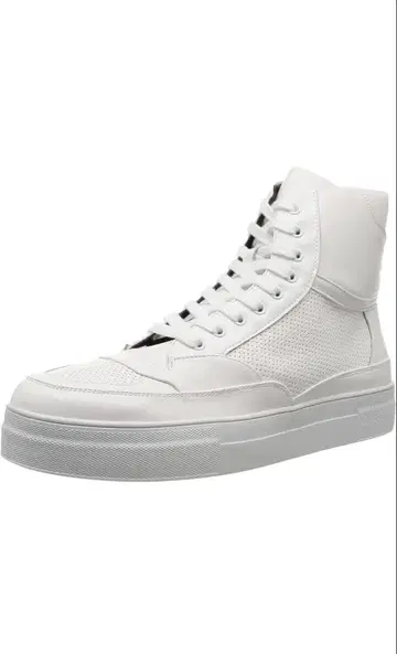 화이트 하이컷 스니커즈