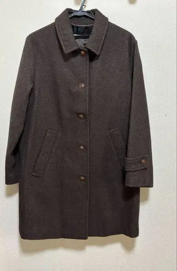 차일드우먼 브라운 하프 코트