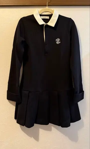 [ herlipto ] Polo Pleated Mini Dress