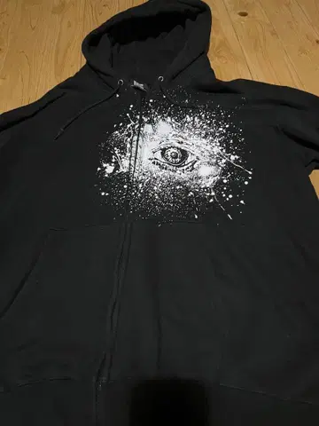 M:E 에무이 오버 사이즈 블랙 후드티