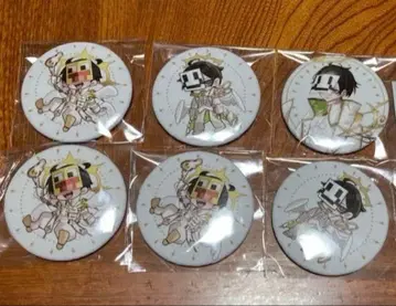 니트부 VS 크리에조 코우탄 애벌레 캔뱃지 6개 세트