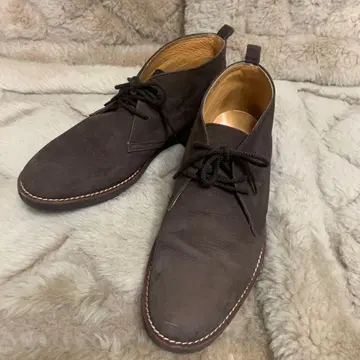 경량 다크 브라운 스웨이드 처카 부츠 25.5cm VAN SHOES