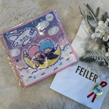 페이 손수건 새상품 키키라라 JAL 한정판 리틀트윈스타