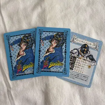 [ 죠죠의 기묘한 모험 ] 25주년 메모리얼 카드 브루노 부챠라티