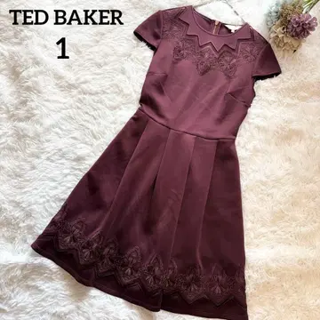 새상품급 [ TED BAKER ] 테드베이커 자수 플레어 원피스 포멀