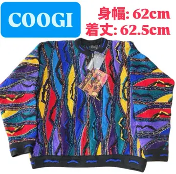 미사용 COOGI 컬러풀 스웨터 S 사이즈지만 M 정도