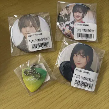 레어!! 야마모토 아야 캔뱃지 4개 세트