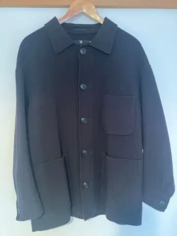 유니클로 플러스j 울 블렌드 오버 사이즈 셔츠 자켓 M 사이즈