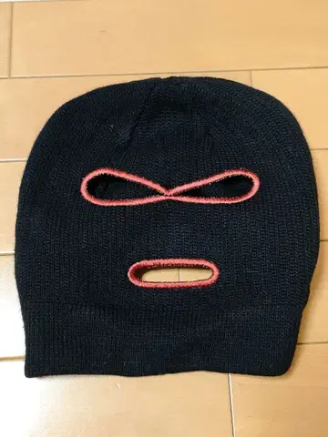 네이버후드 챙 달린 니트 바라클라바 블랙 neighborhood