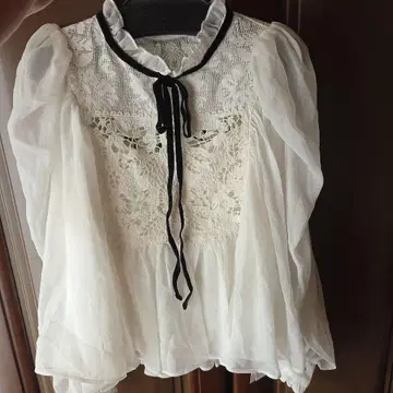 snidel 자수 양류 블라우스 믹스