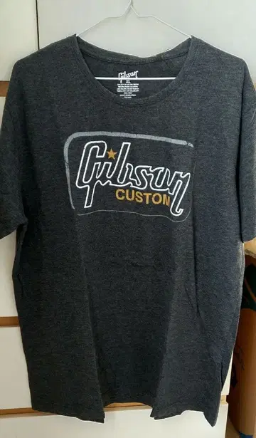 미착용 Gibson Custom T셔츠 XL 다크 그레이