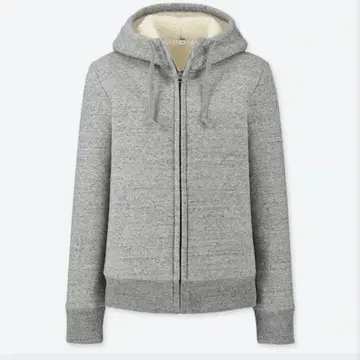 유니클로 보아 맨투맨 풀 집업 후드티 새상품