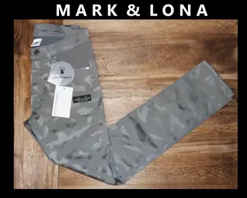 새상품 MARK & LONA 카모플라주 스트레치 자카드 골프 팬츠 44