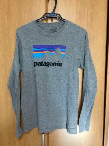 patagonia 그레이 긴팔 티셔츠 S (남성용 M 상당)