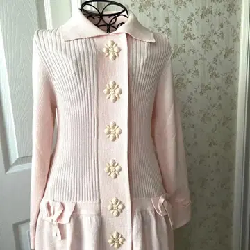 슈퍼 뷰티 택 포함 새상품 니트 가디건 원피스