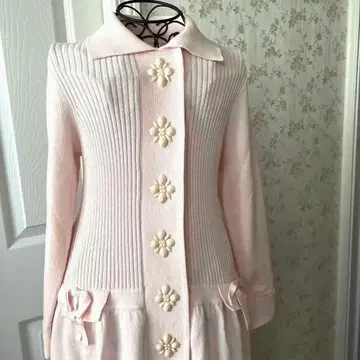 슈퍼 뷰티 택 포함 새상품 니트 가디건 원피스