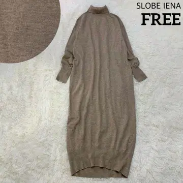 슬로브 이에나 워셔블 홀가먼트 니트 원피스 맥시