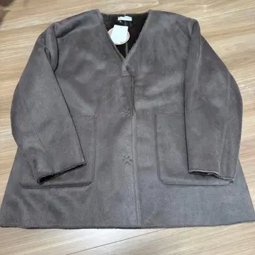 시마무라 yumi 노카라 자켓 아우터 연한 브라운