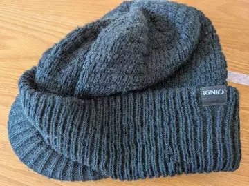 IGNIO 니트 모자 다크 그레이