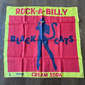 ROCK-A-BILLY BLACK CATS 반다나