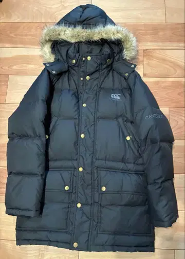 CANTERBURY 캔터베리 다운 자켓 블랙 퍼 포함 M