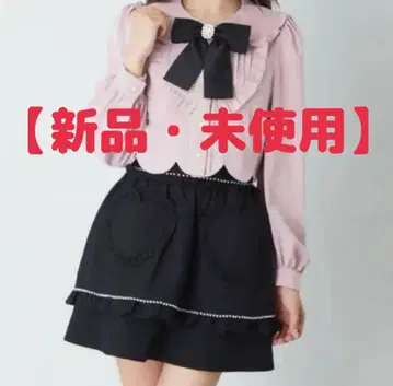 Ank Rouge 하트 포켓 프릴 스커트