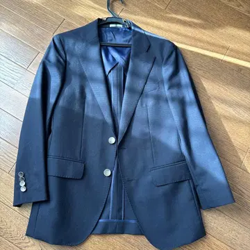 네이비 싱글 브레스 비즈니스 자켓