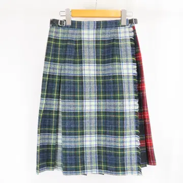 아일랜드제 O'NEIL of DUBLIN 울 랩 스커트 그린