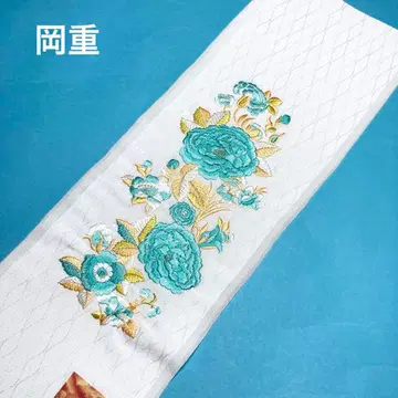 자수 장식용 깃 교토 오카쥬 모란 새상품 No.1004