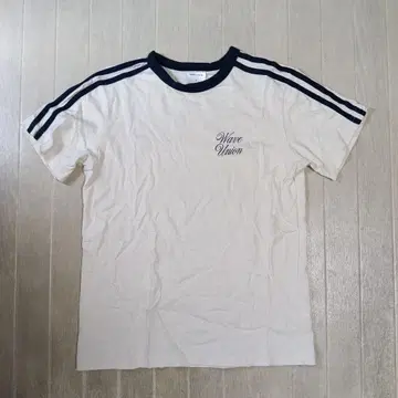 Wave Union 스트라이프 티셔츠 M 사이즈 풋볼 로고