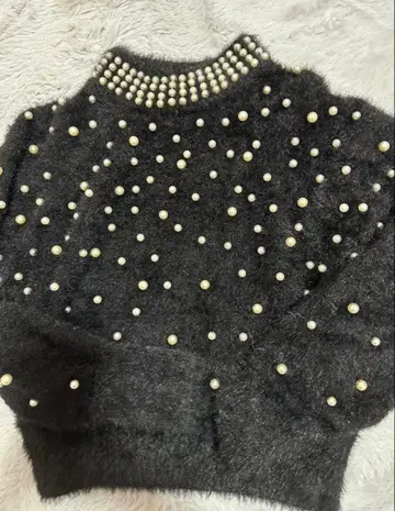 [ 새상품급 ] eimy istoire 펄 비즈 니트