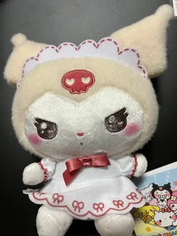 말랑귀염 산리오 캐릭터즈 봉제 인형 쇼트 케이크 쿠로미