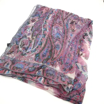 레리안 실크 페이즐리 무늬 스톨 F 사이즈