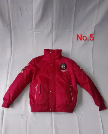 남성용 아우터 자켓 빨간색 점퍼 L 사이즈