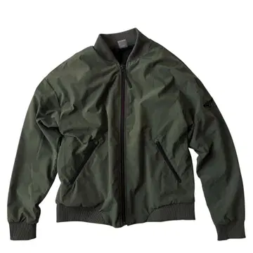 MIZUNO 미즈노 그린 플리스 밀리터리 블루종 자켓 M