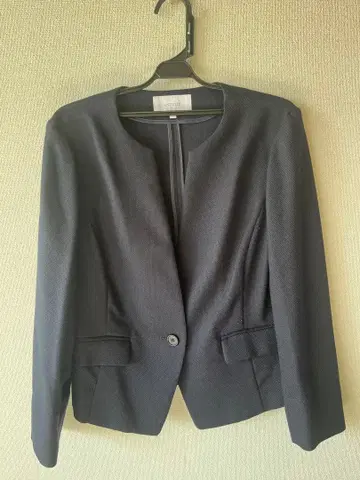 언타이틀 네이비 싱글 버튼 자켓